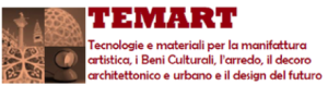 Logo di TEMART - Tecnologie e materiali per la manifattura artistica, i Beni Culturali, l’arredo, il decoro architettonico e urbano e il design del futuro